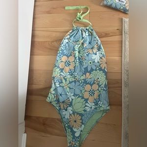 Aerie halter one piece swimsuit, never worn
